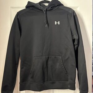 Under Armour Black Hooded Sweatshirt - SM Polyester